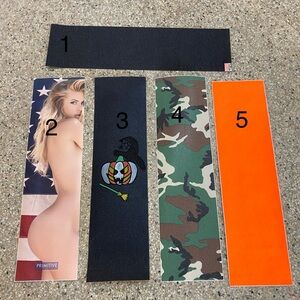 Set of 5 griptape (9 inch large)